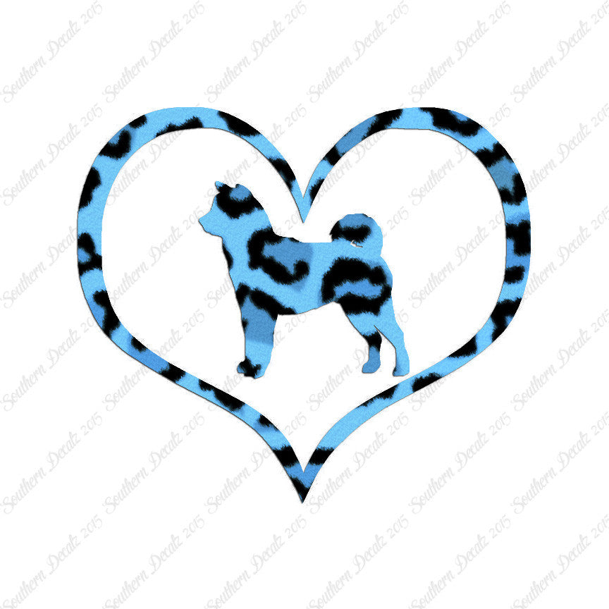 Shiba Inu Dog Heart Love