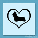 Skye Terrier Dog Heart Love