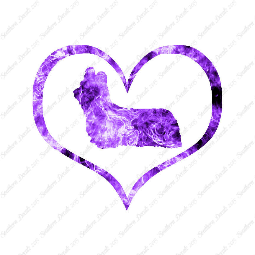 Skye Terrier Dog Heart Love