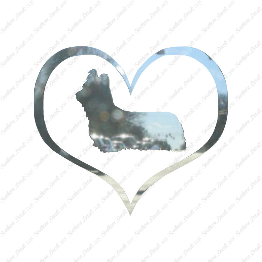 Skye Terrier Dog Heart Love