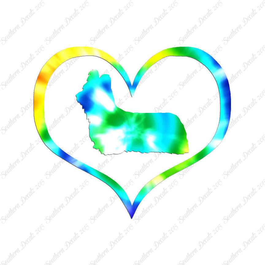 Skye Terrier Dog Heart Love