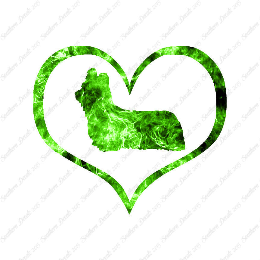 Skye Terrier Dog Heart Love