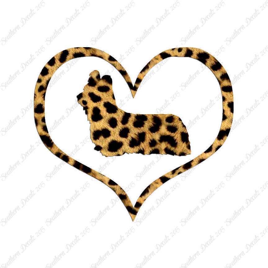 Skye Terrier Dog Heart Love