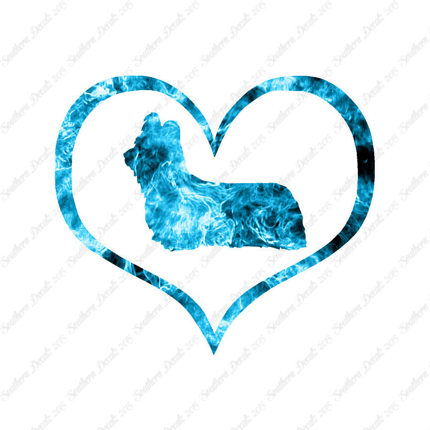 Skye Terrier Dog Heart Love
