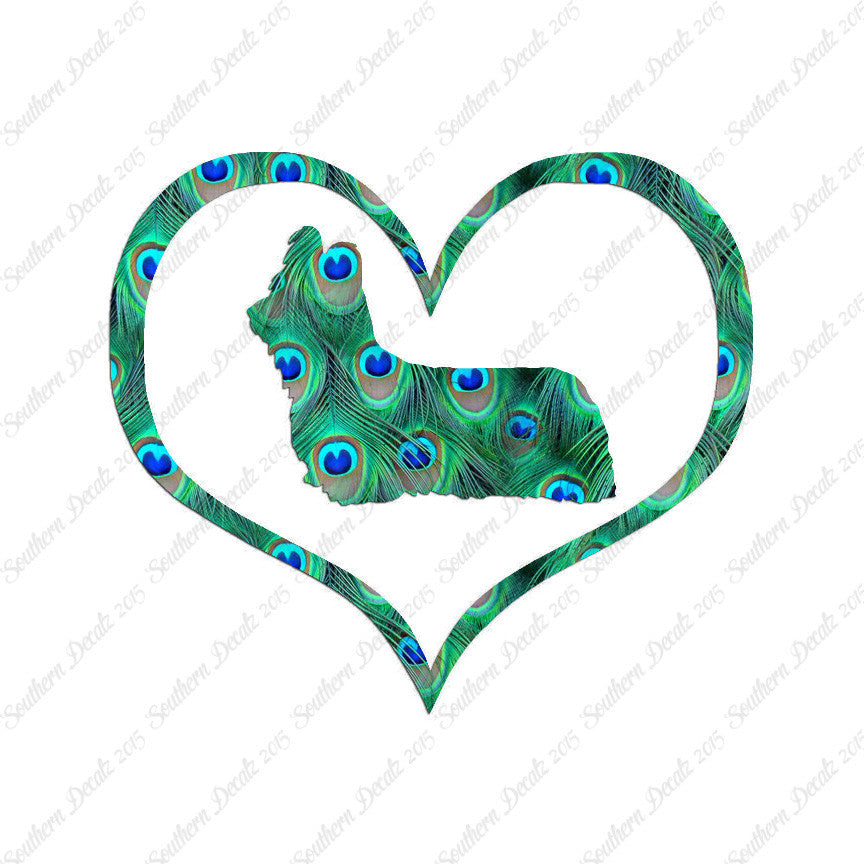 Skye Terrier Dog Heart Love