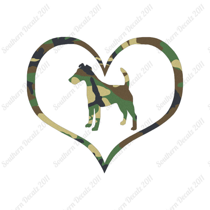 Smooth Fox Terrier Dog Heart Love