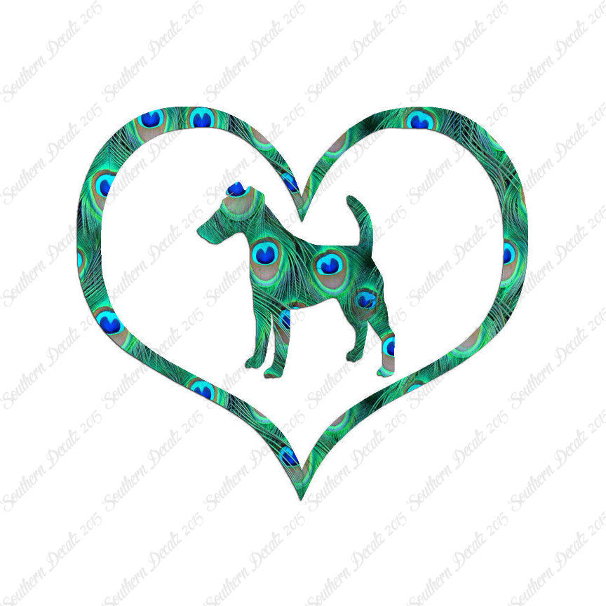 Smooth Fox Terrier Dog Heart Love