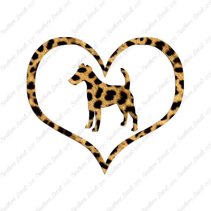 Smooth Fox Terrier Dog Heart Love