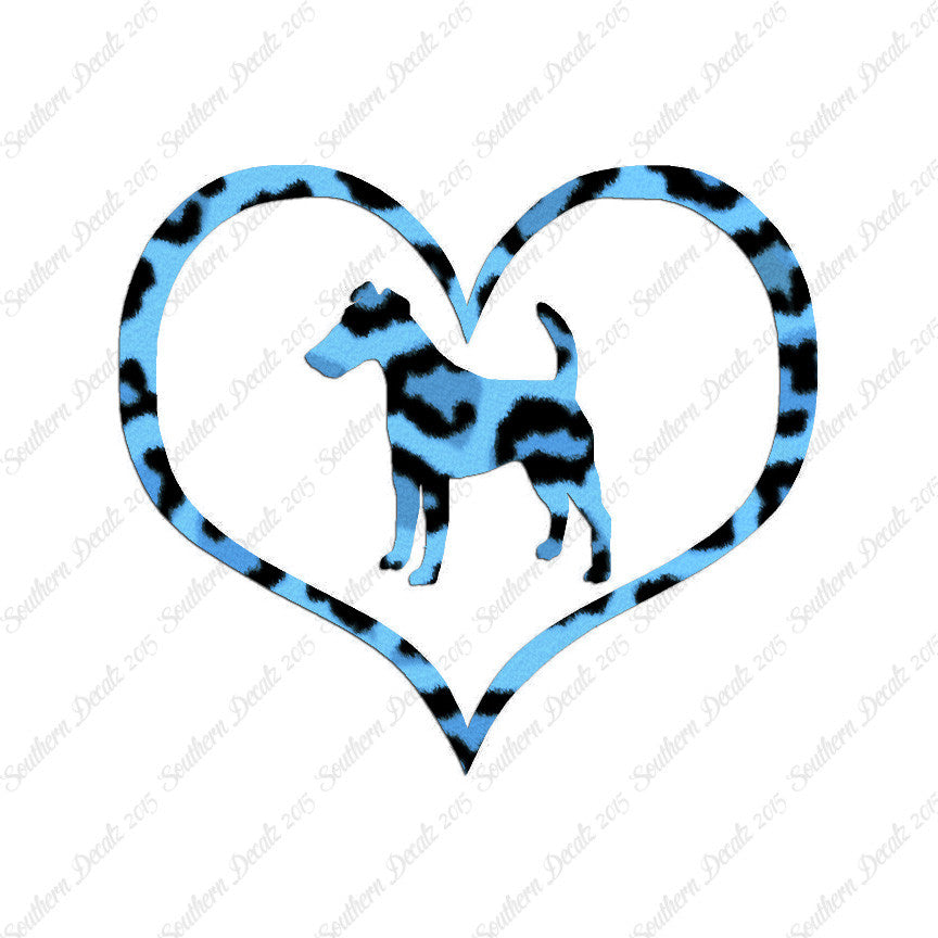 Smooth Fox Terrier Dog Heart Love