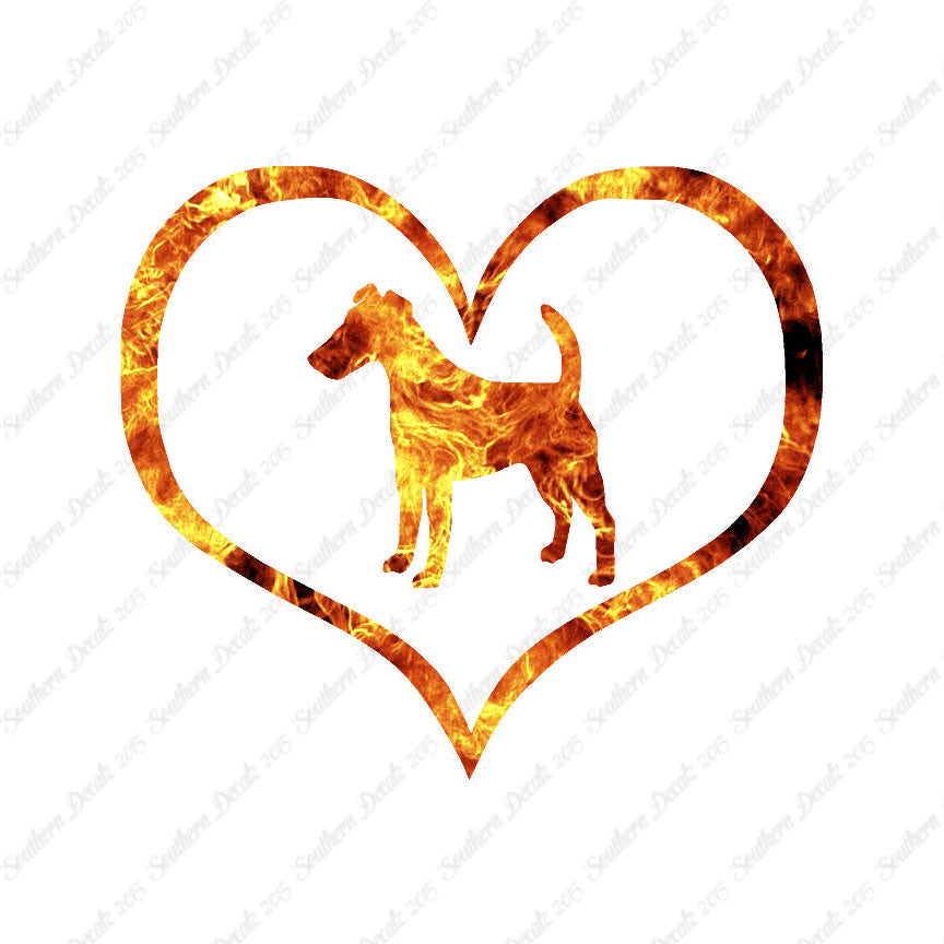 Smooth Fox Terrier Dog Heart Love