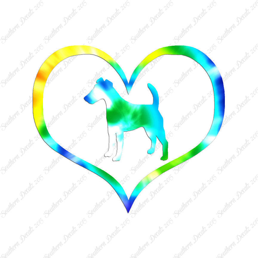 Smooth Fox Terrier Dog Heart Love