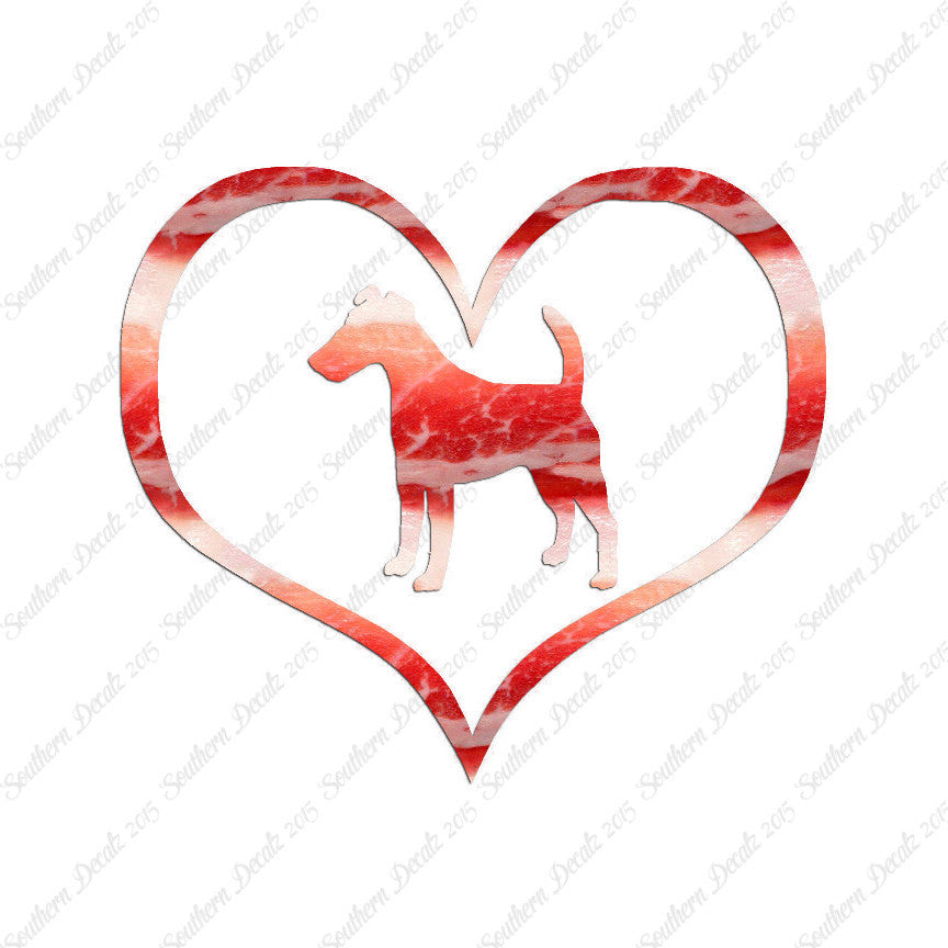 Smooth Fox Terrier Dog Heart Love