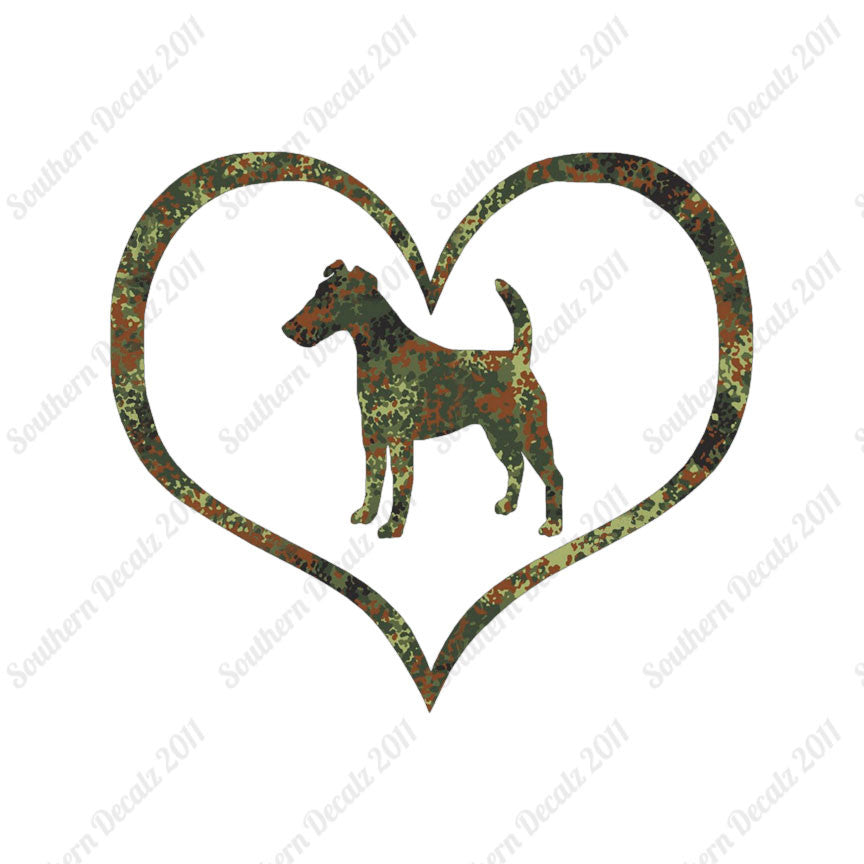 Smooth Fox Terrier Dog Heart Love