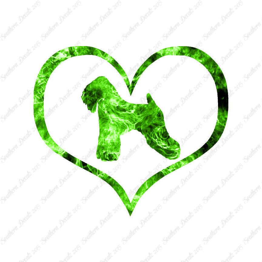 Wheaten Terrier Dog Heart Love