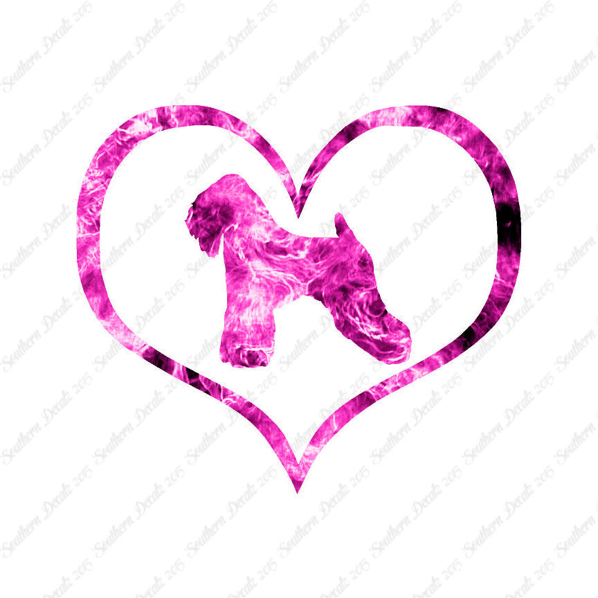 Wheaten Terrier Dog Heart Love