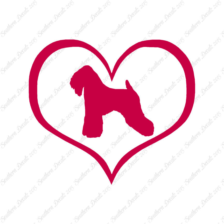 Wheaten Terrier Dog Heart Love