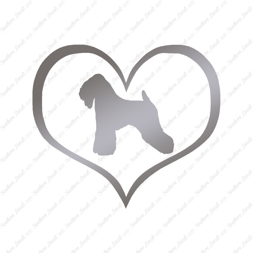 Wheaten Terrier Dog Heart Love
