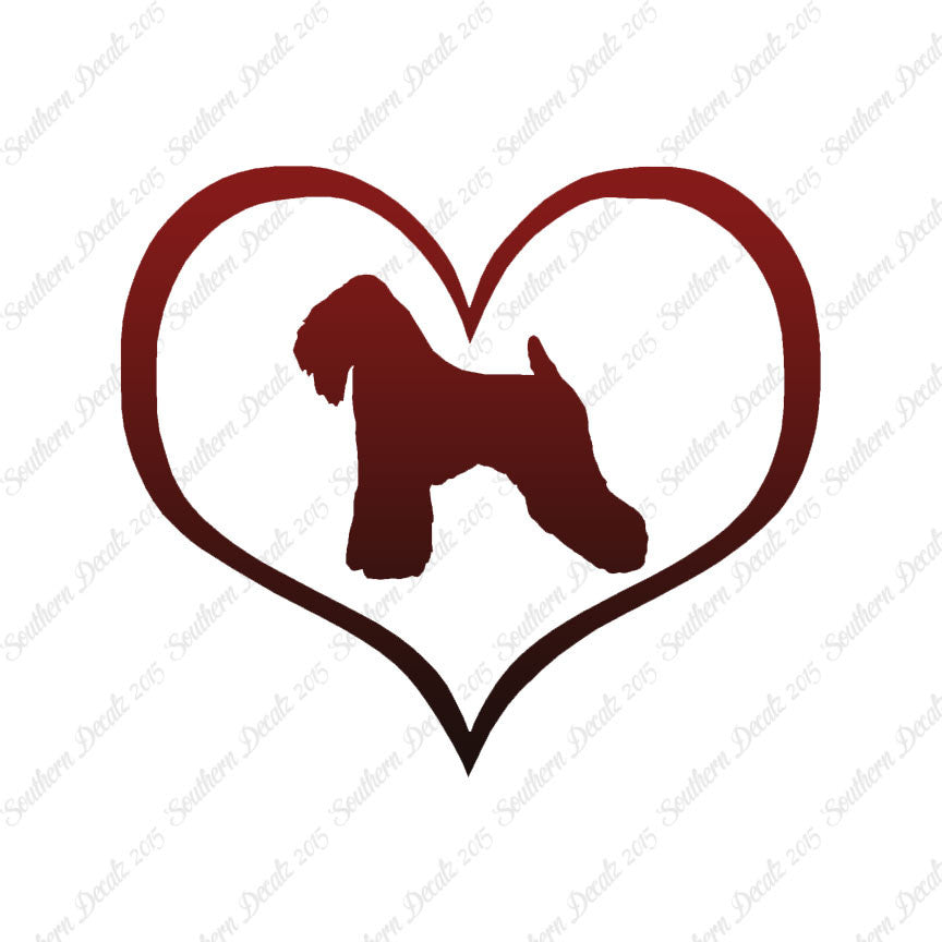 Wheaten Terrier Dog Heart Love