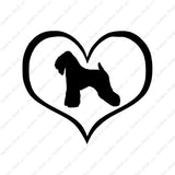 Wheaten Terrier Dog Heart Love