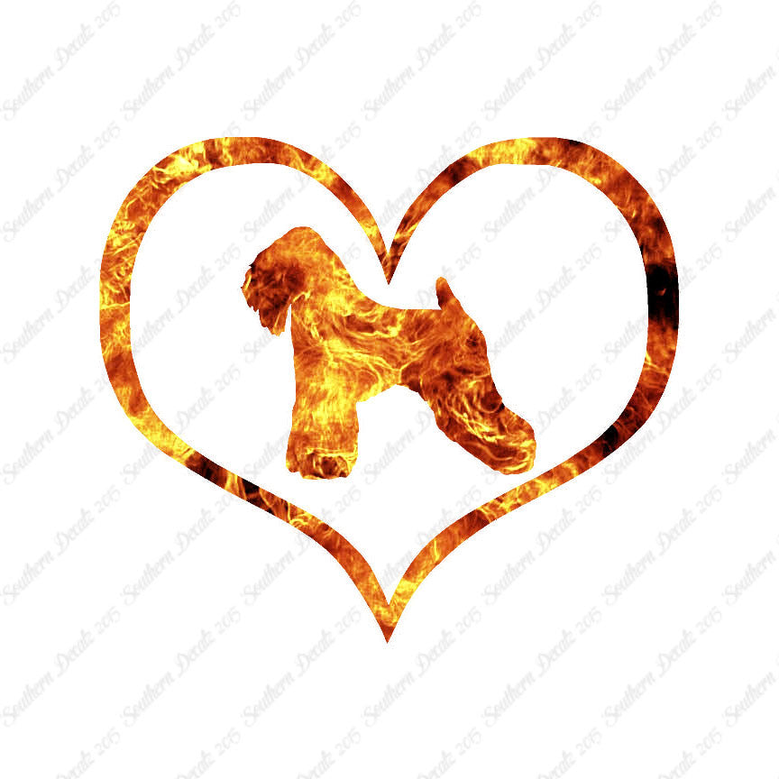 Wheaten Terrier Dog Heart Love