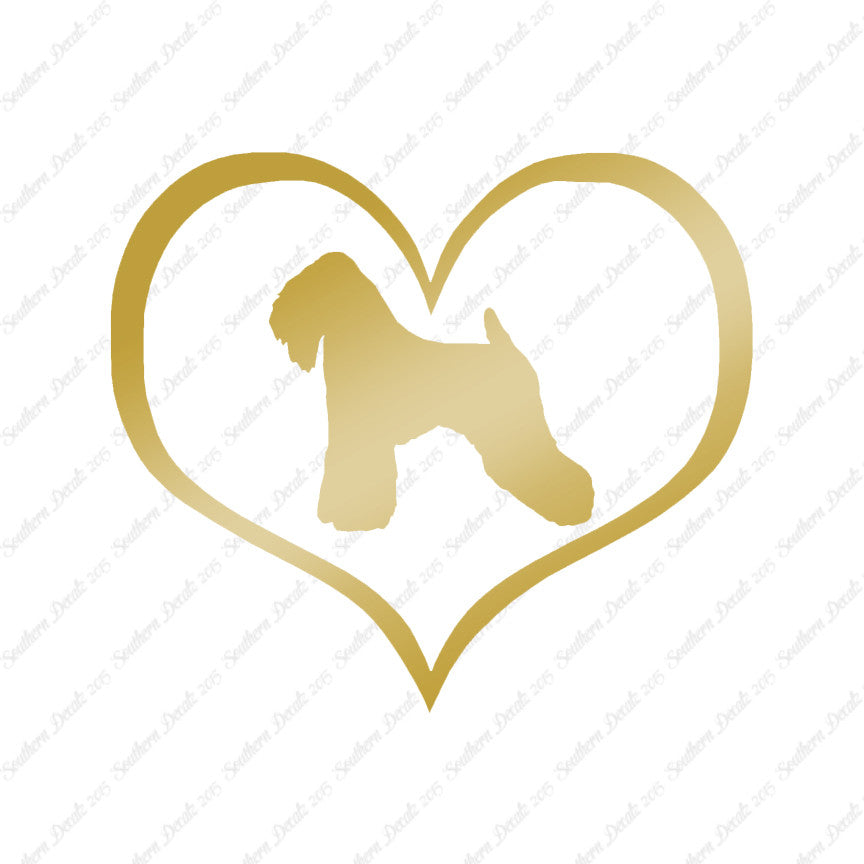Wheaten Terrier Dog Heart Love