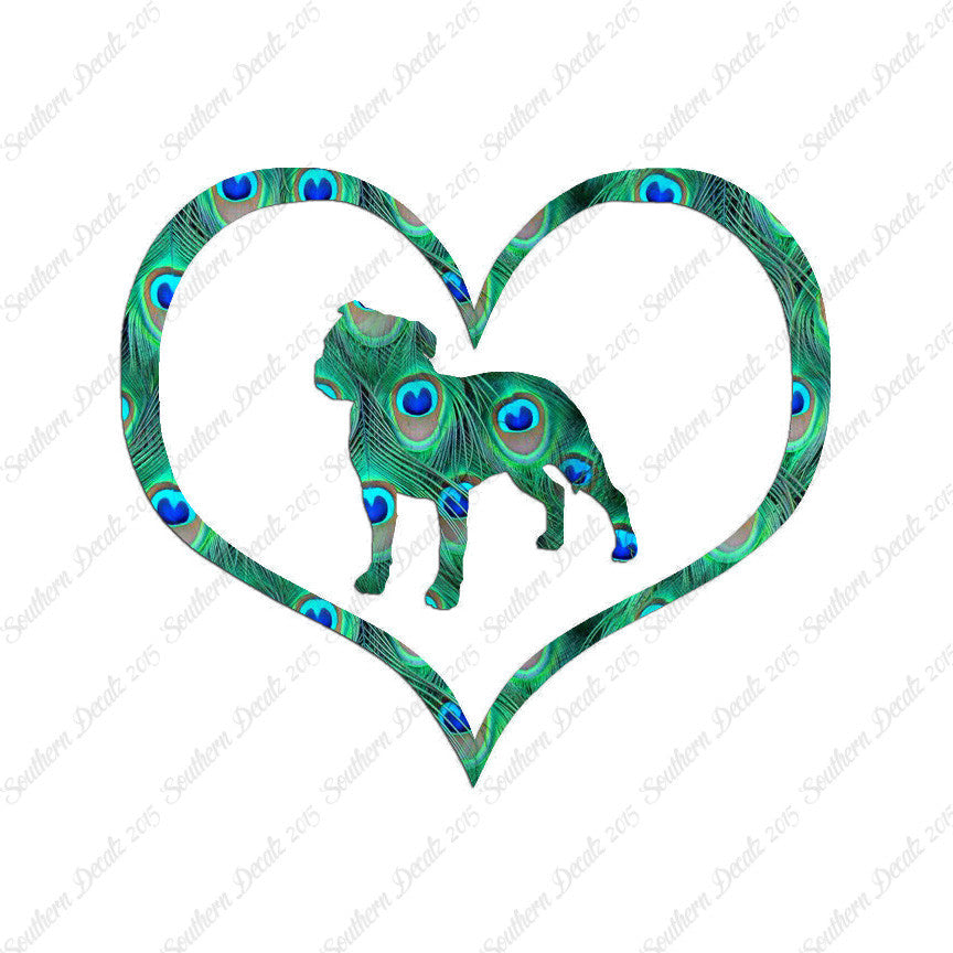 Staffordshire Terrier Dog Heart Love