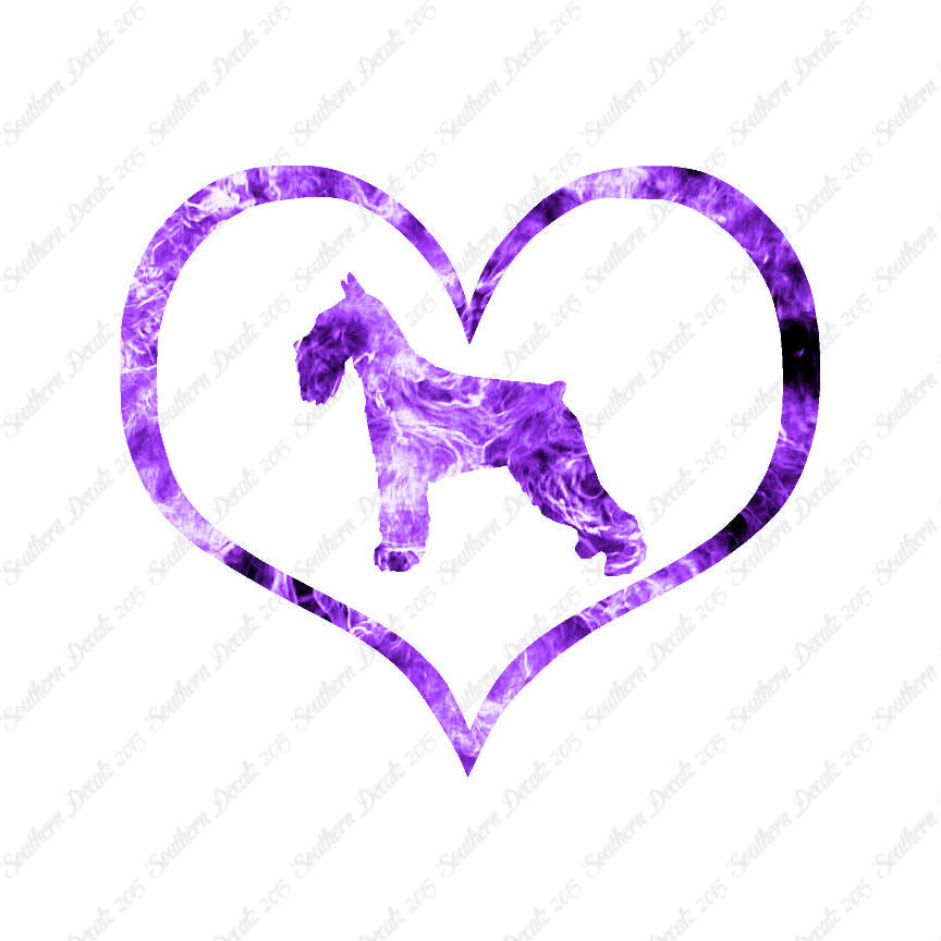 Standard Schnauzer Dog Heart Love