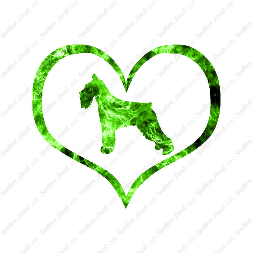 Standard Schnauzer Dog Heart Love