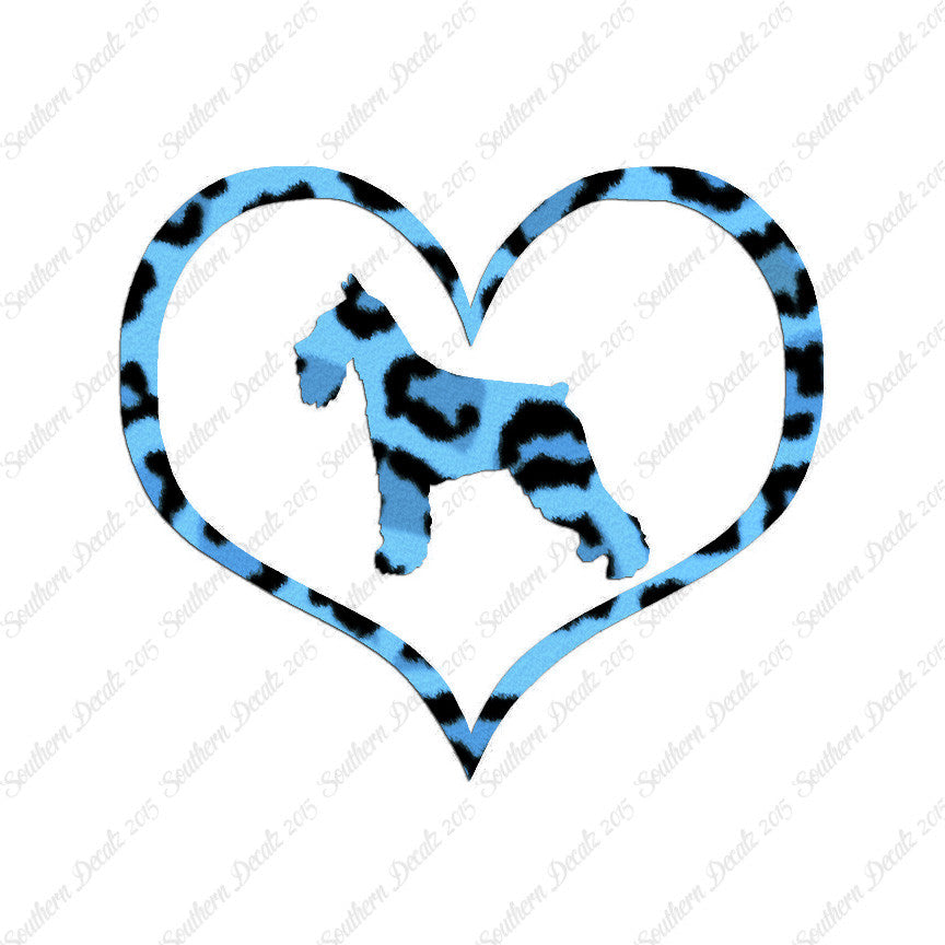 Standard Schnauzer Dog Heart Love