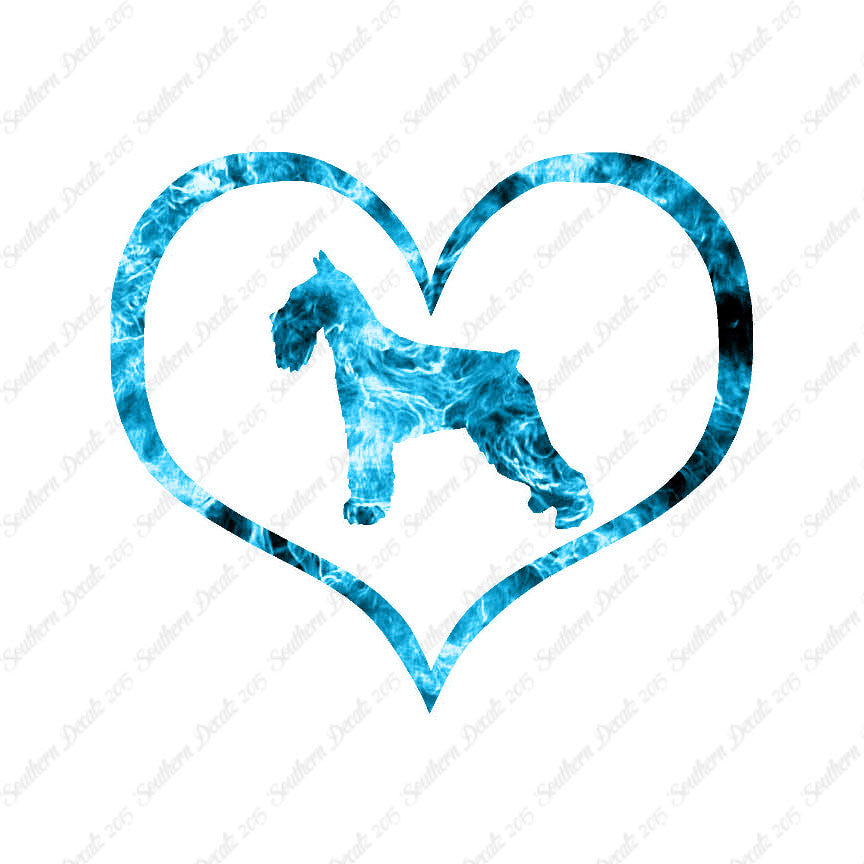 Standard Schnauzer Dog Heart Love
