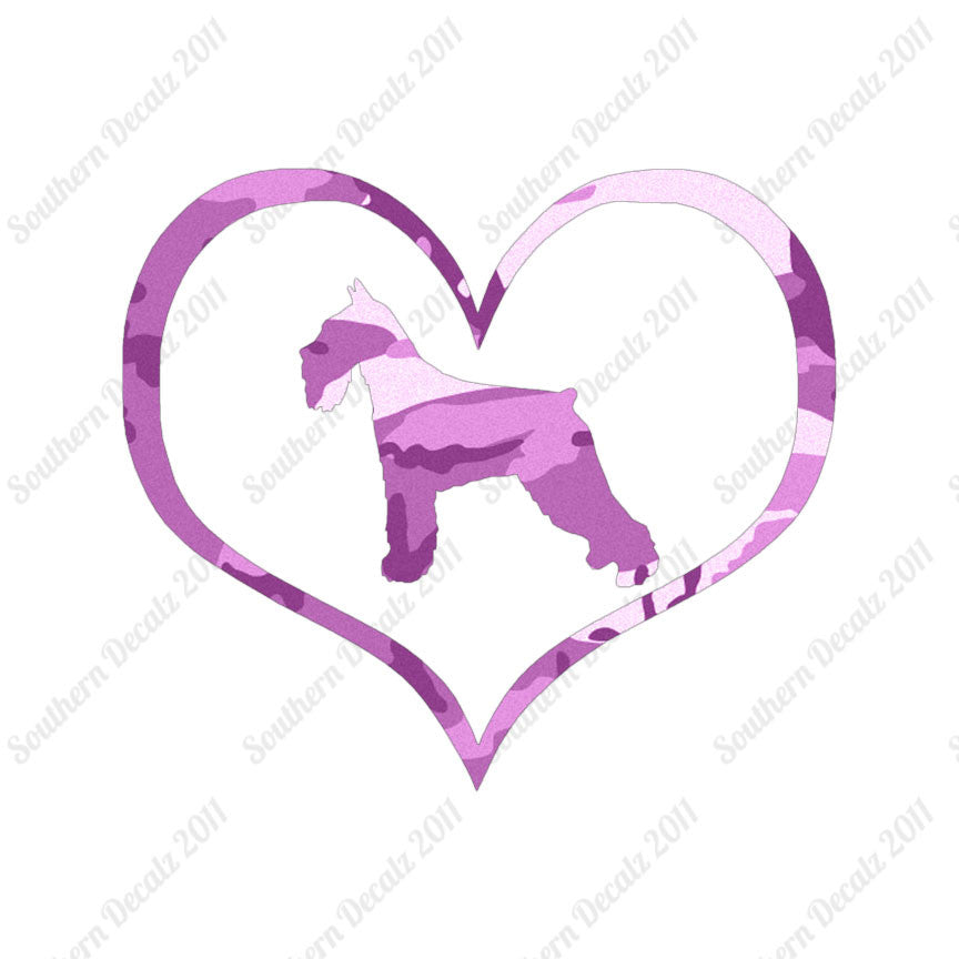 Standard Schnauzer Dog Heart Love