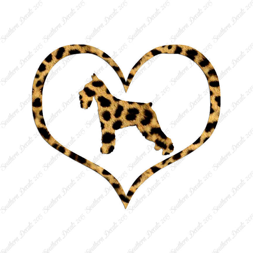 Standard Schnauzer Dog Heart Love
