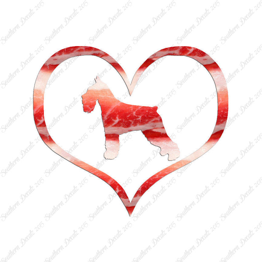 Standard Schnauzer Dog Heart Love