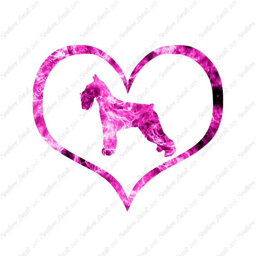 Standard Schnauzer Dog Heart Love