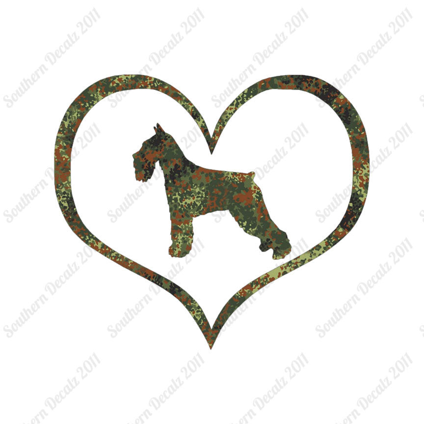 Standard Schnauzer Dog Heart Love