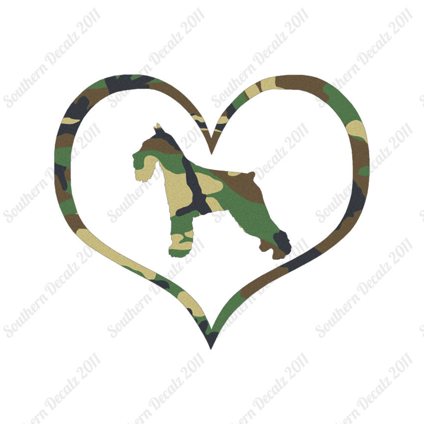 Standard Schnauzer Dog Heart Love