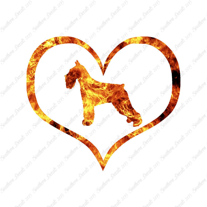 Standard Schnauzer Dog Heart Love