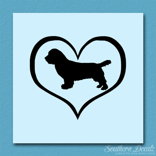 Sussex Spaniel Dog Heart Love