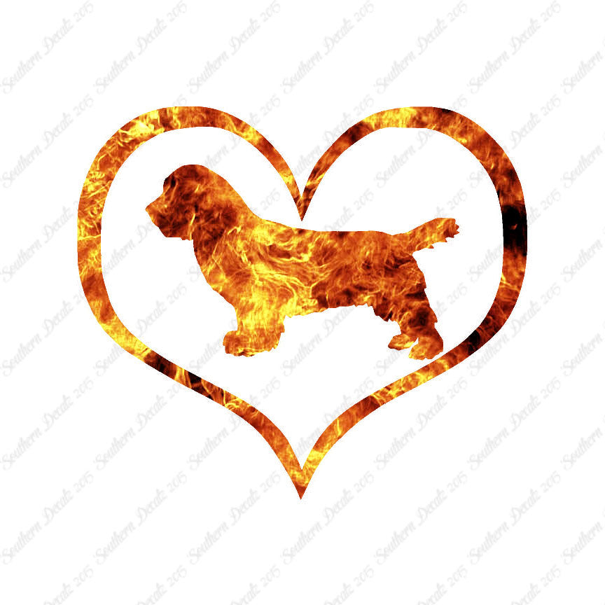 Sussex Spaniel Dog Heart Love
