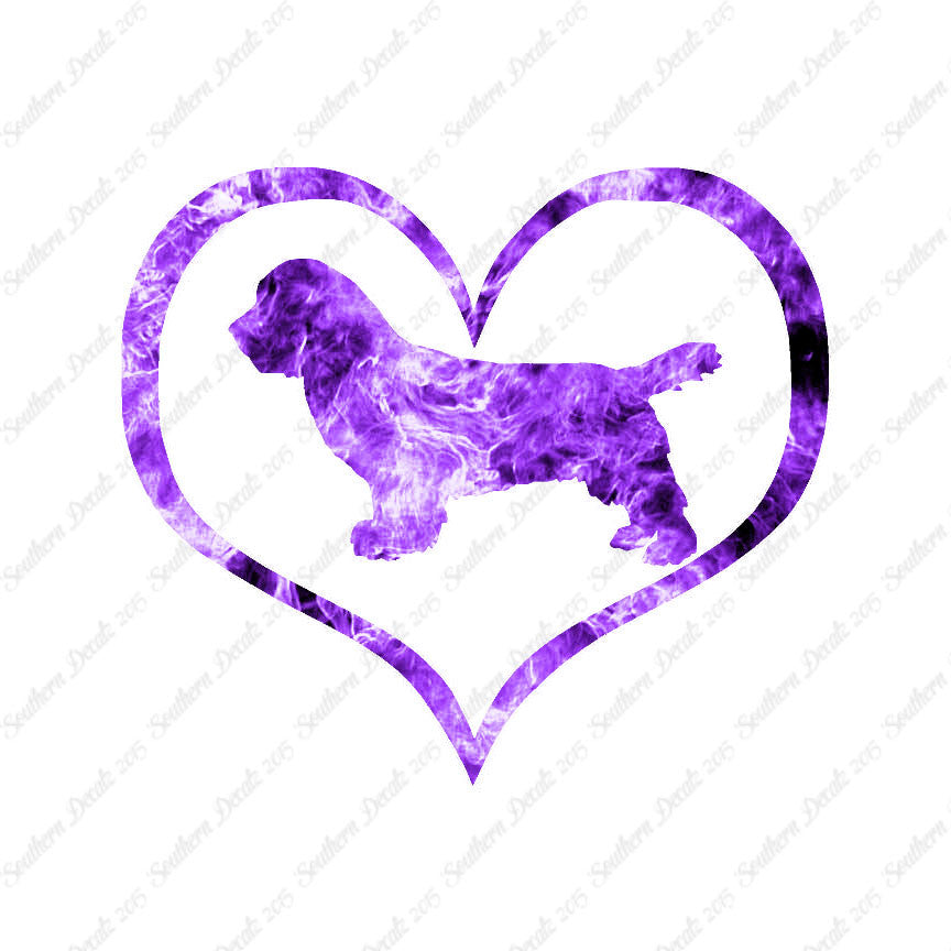 Sussex Spaniel Dog Heart Love