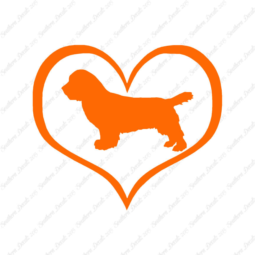 Sussex Spaniel Dog Heart Love