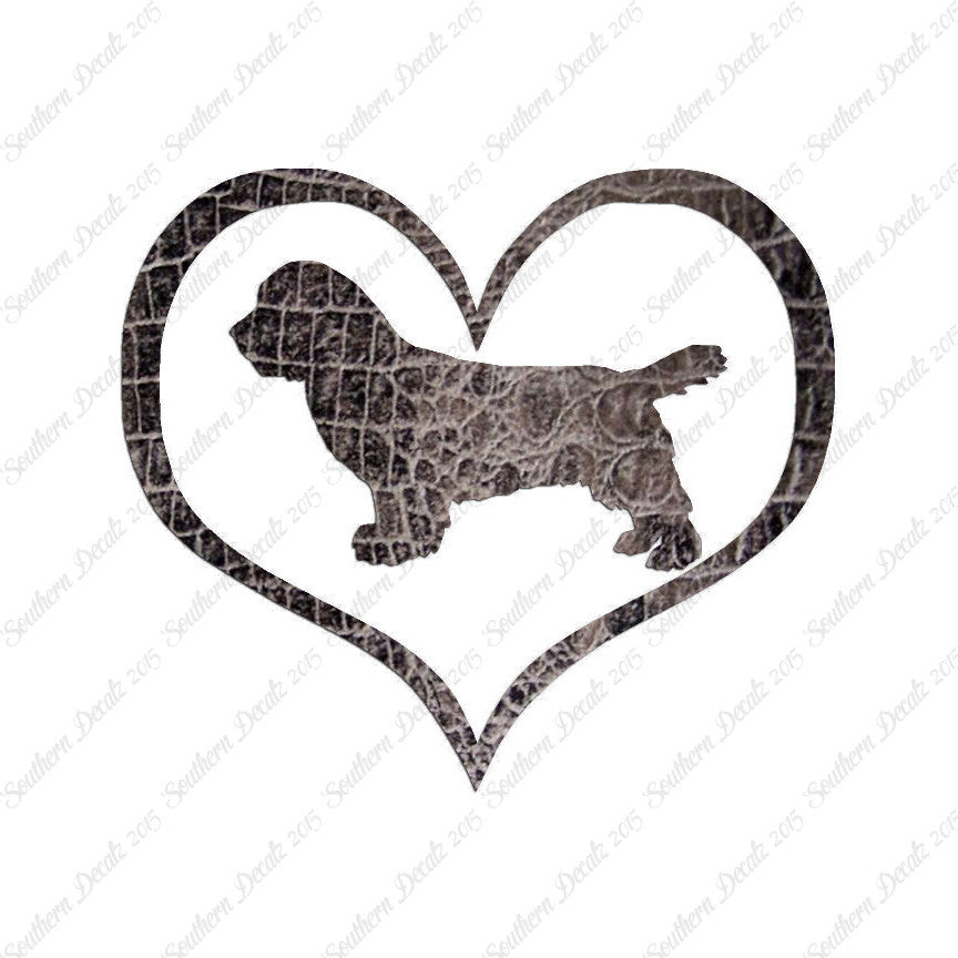 Sussex Spaniel Dog Heart Love