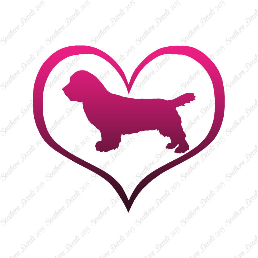 Sussex Spaniel Dog Heart Love