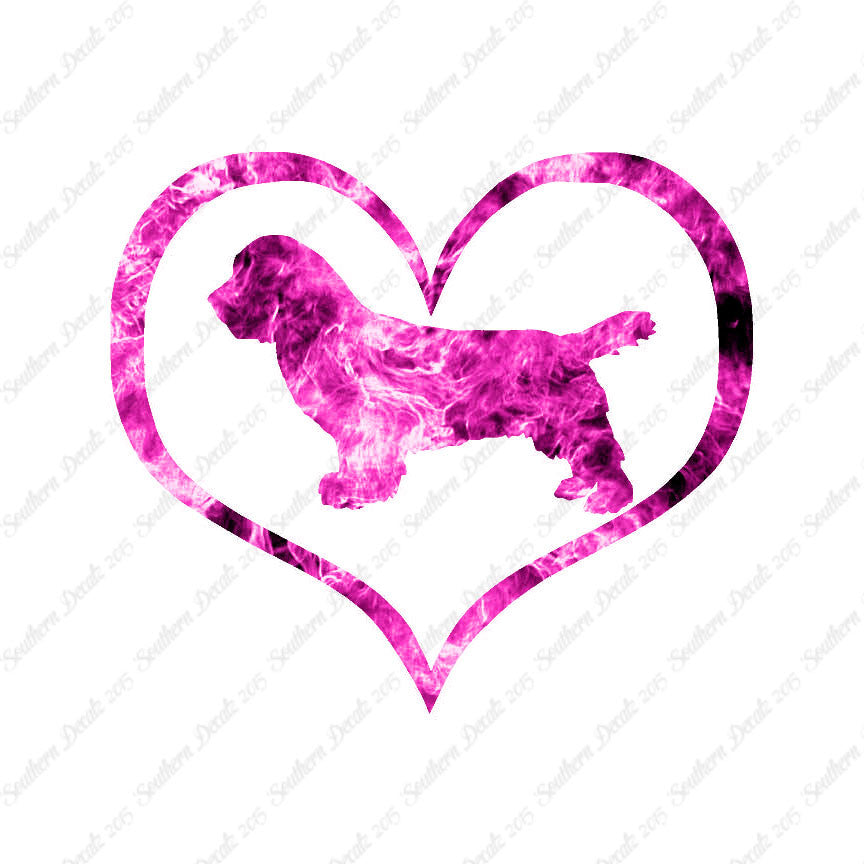 Sussex Spaniel Dog Heart Love