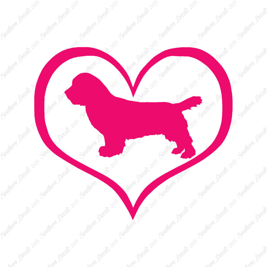 Sussex Spaniel Dog Heart Love