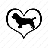 Sussex Spaniel Dog Heart Love