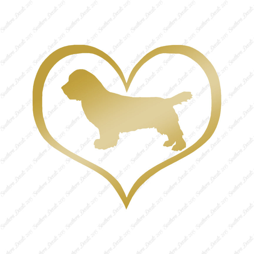 Sussex Spaniel Dog Heart Love