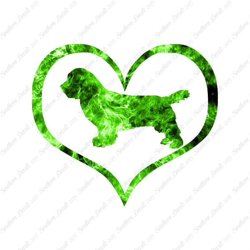 Sussex Spaniel Dog Heart Love