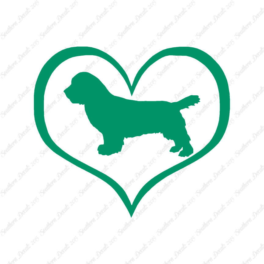 Sussex Spaniel Dog Heart Love