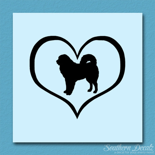 Tibetan Mastiff Dog Heart Love